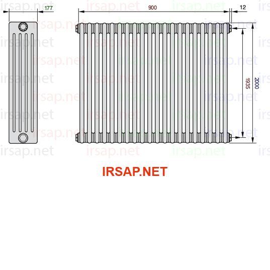 Радиатор IRSAP Tesi 52000/20 T30 CL 01